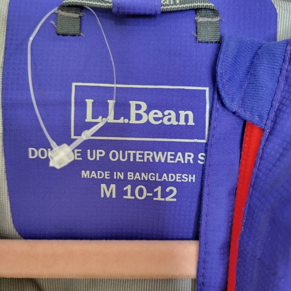 L.l. bean kids outer shell jacket M - Picture 2 of 4